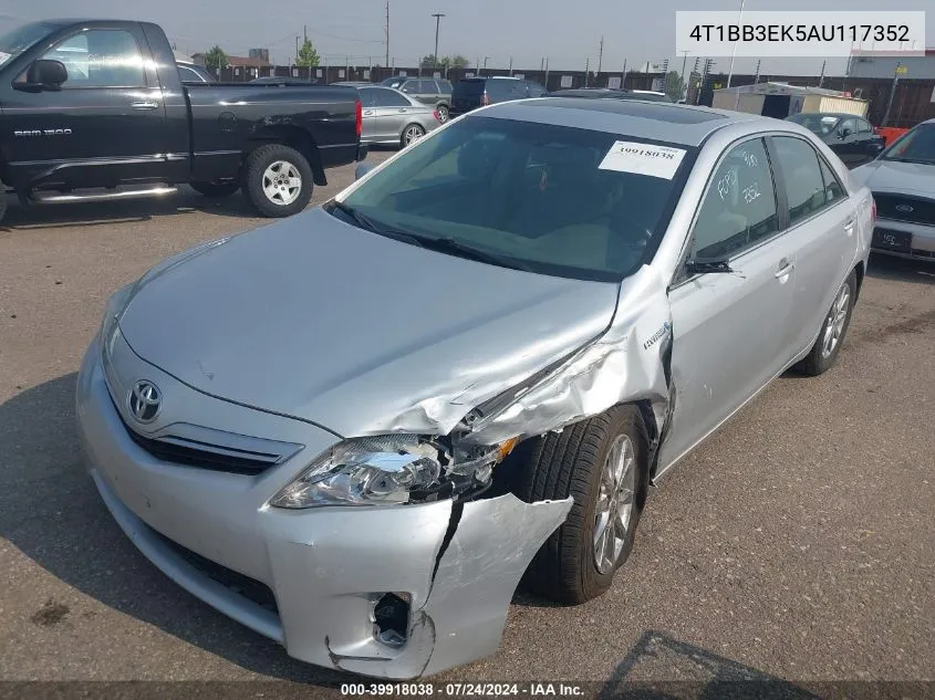 4T1BB3EK5AU117352 2010 Toyota Camry Hybrid