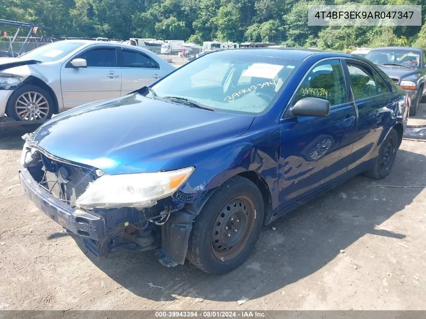 4T4BF3EK9AR047347 2010 Toyota Camry Le