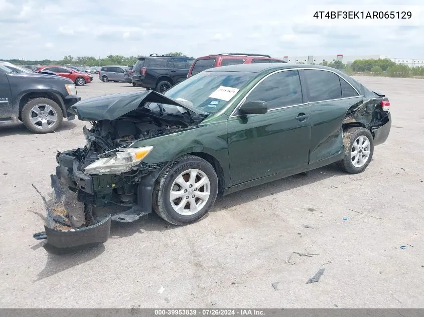 4T4BF3EK1AR065129 2010 Toyota Camry Le/Se/Xle