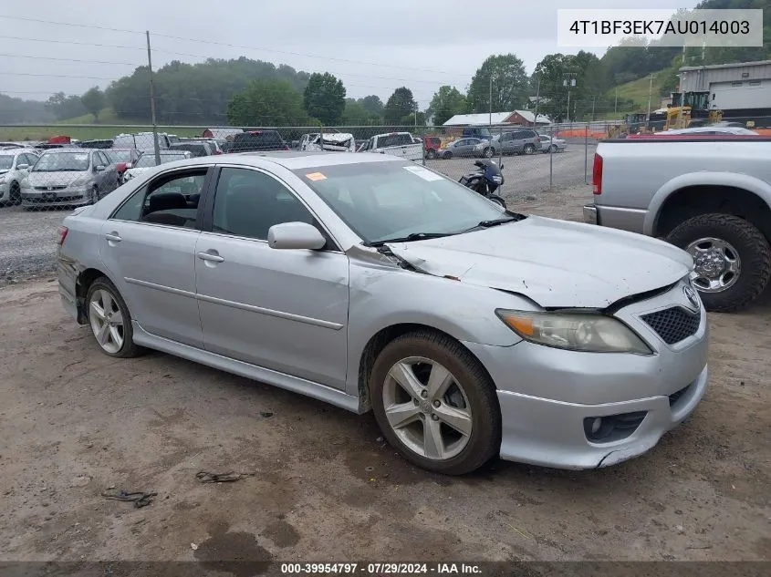 4T1BF3EK7AU014003 2010 Toyota Camry Se/Le/Xle