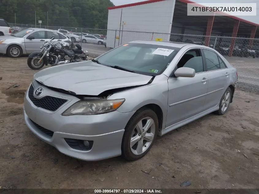 4T1BF3EK7AU014003 2010 Toyota Camry Se/Le/Xle