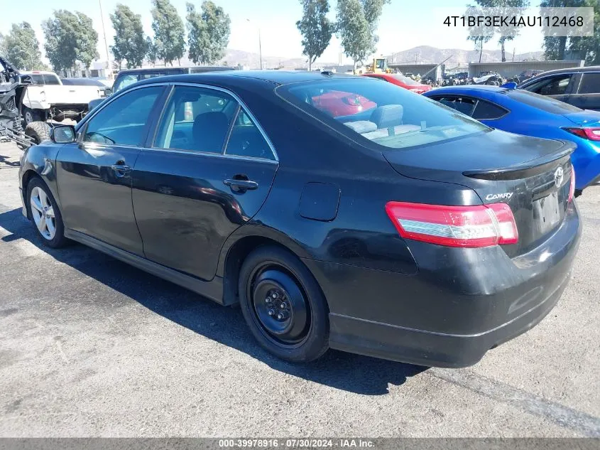 2010 Toyota Camry Se VIN: 4T1BF3EK4AU112468 Lot: 39978916