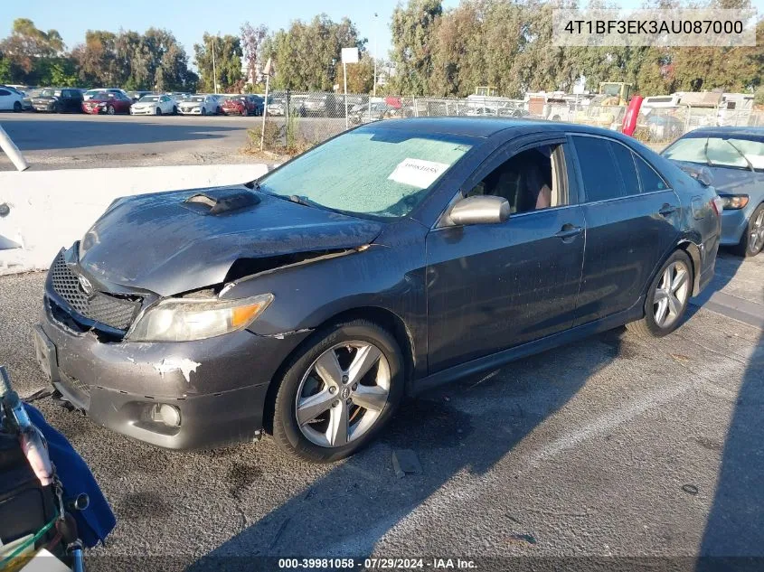 4T1BF3EK3AU087000 2010 Toyota Camry Se/Le/Xle