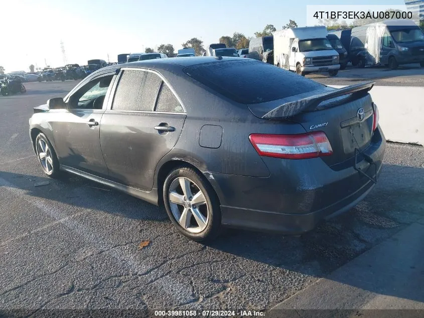 4T1BF3EK3AU087000 2010 Toyota Camry Se/Le/Xle