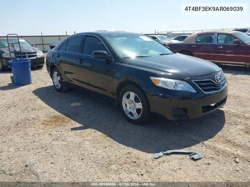 4T4BF3EK9AR069039 2010 Toyota Camry Le