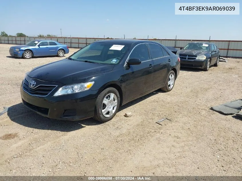 4T4BF3EK9AR069039 2010 Toyota Camry Le