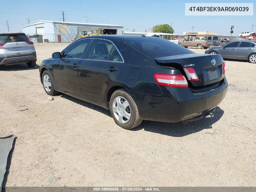 2010 Toyota Camry Le VIN: 4T4BF3EK9AR069039 Lot: 39986858