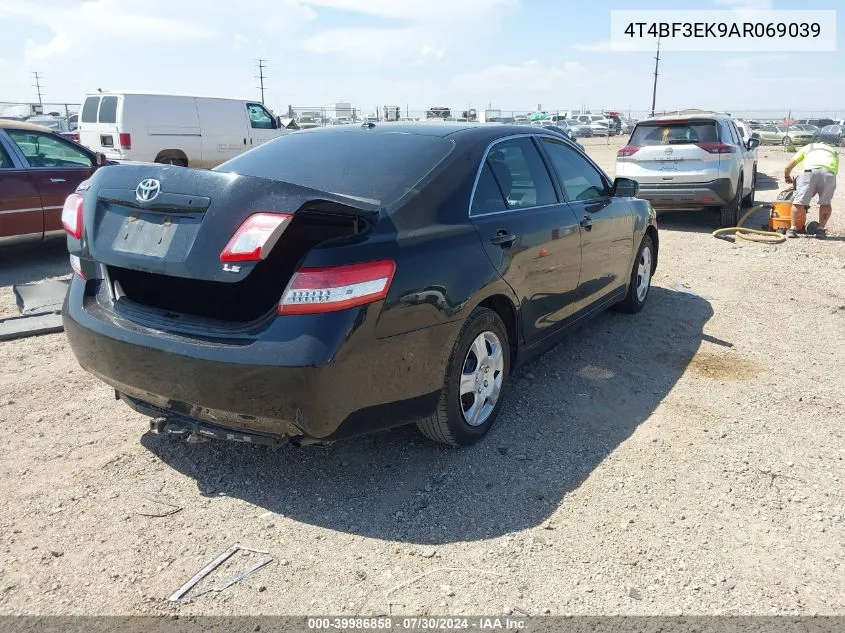 2010 Toyota Camry Le VIN: 4T4BF3EK9AR069039 Lot: 39986858