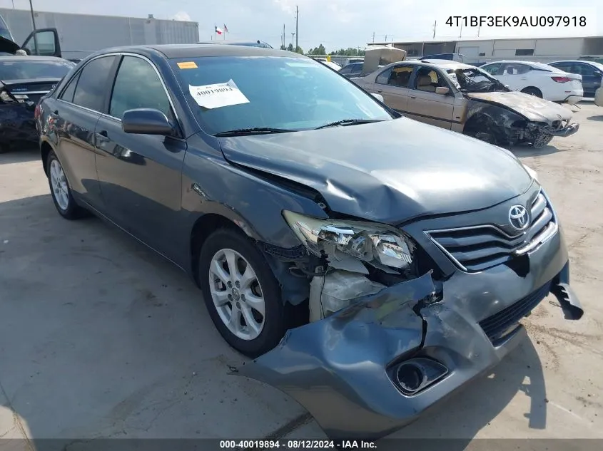 2010 Toyota Camry Le VIN: 4T1BF3EK9AU097918 Lot: 40019894