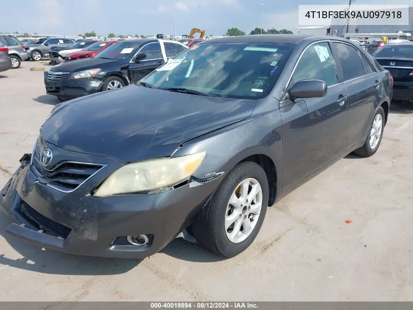 4T1BF3EK9AU097918 2010 Toyota Camry Le