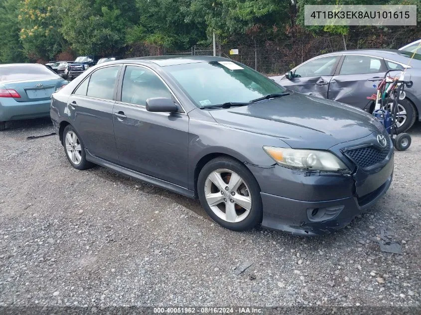 4T1BK3EK8AU101615 2010 Toyota Camry Se V6