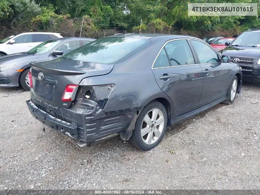 2010 Toyota Camry Se V6 VIN: 4T1BK3EK8AU101615 Lot: 40051962