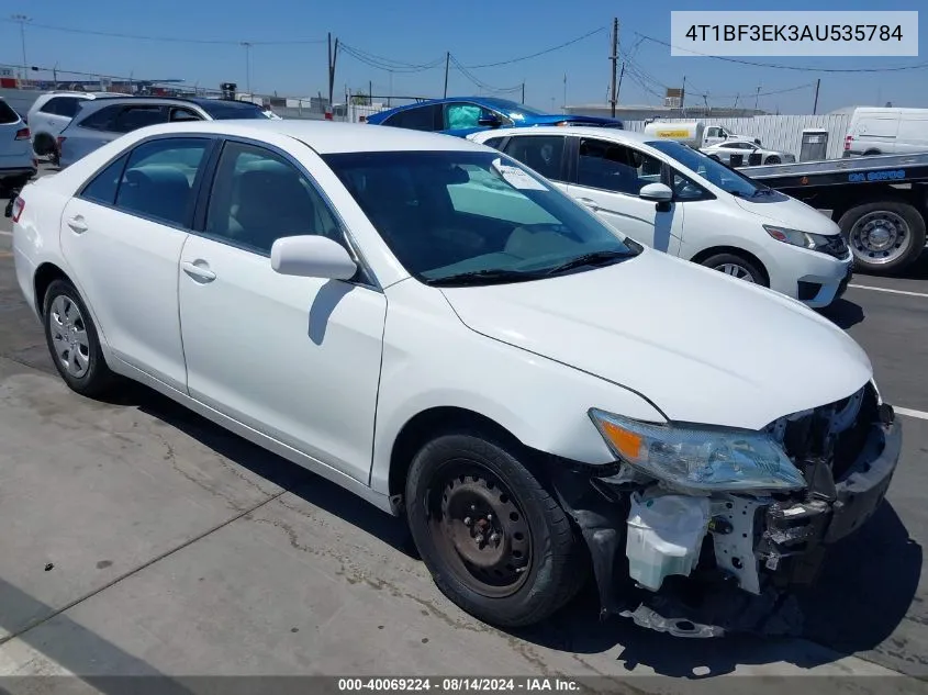 2010 Toyota Camry Le VIN: 4T1BF3EK3AU535784 Lot: 40069224