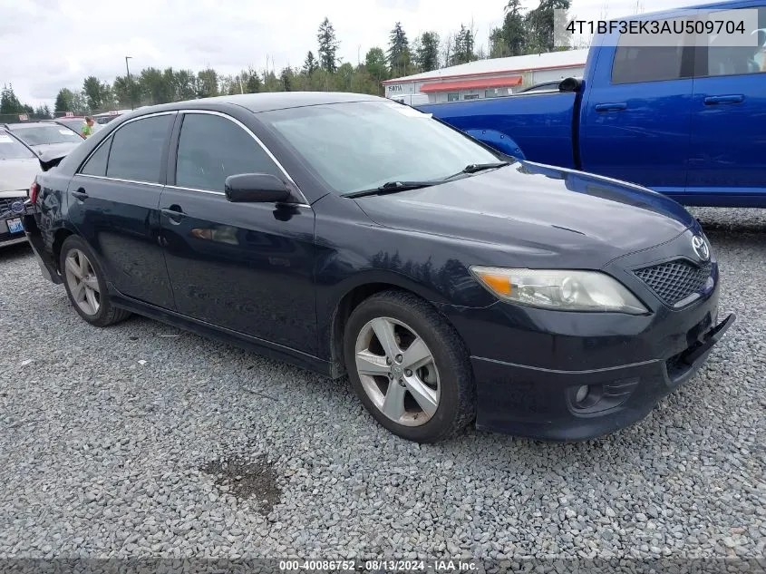 2010 Toyota Camry Se VIN: 4T1BF3EK3AU509704 Lot: 40086752