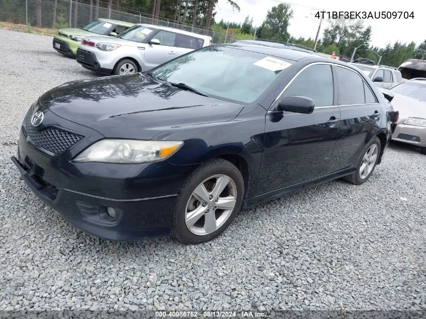 2010 Toyota Camry Se VIN: 4T1BF3EK3AU509704 Lot: 40086752