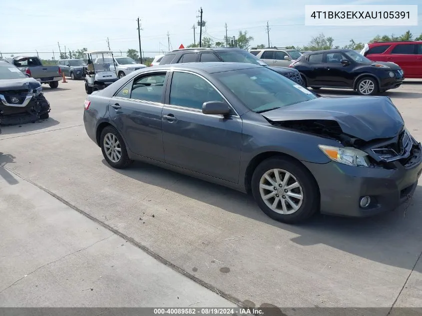 4T1BK3EKXAU105391 2010 Toyota Camry Xle V6