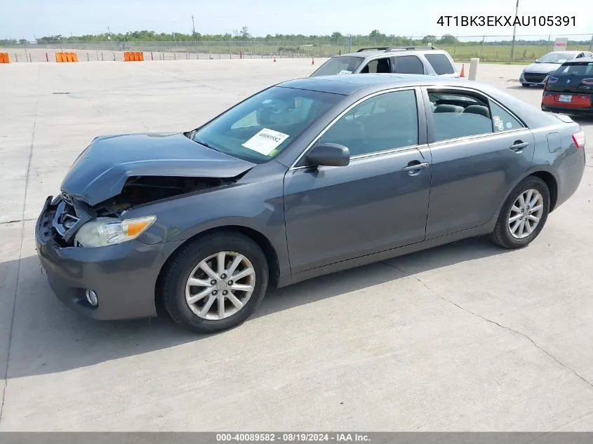 2010 Toyota Camry Xle V6 VIN: 4T1BK3EKXAU105391 Lot: 40089582