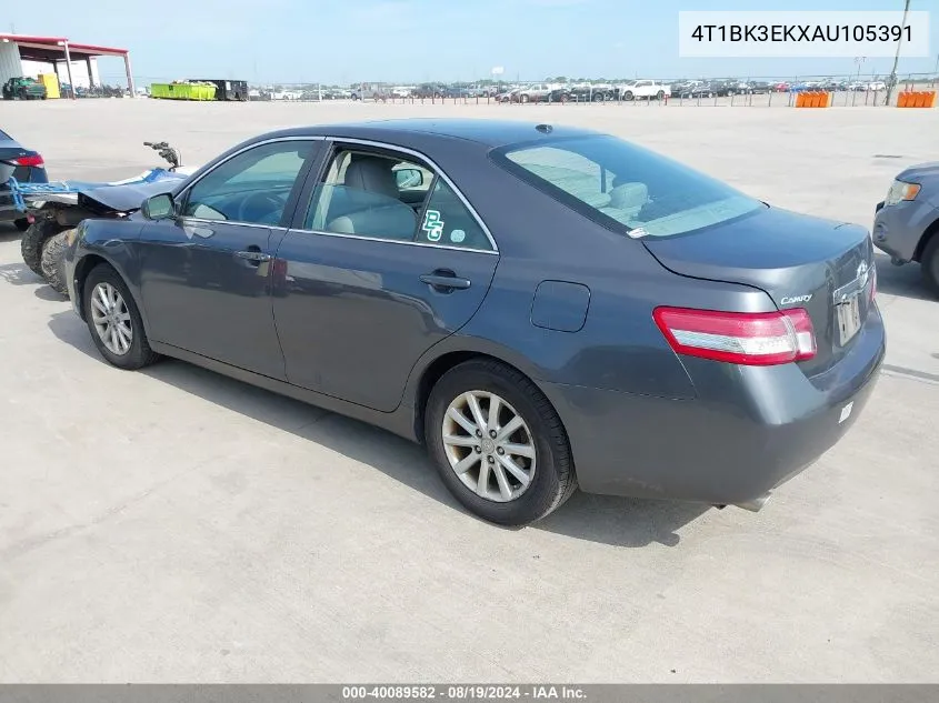 2010 Toyota Camry Xle V6 VIN: 4T1BK3EKXAU105391 Lot: 40089582