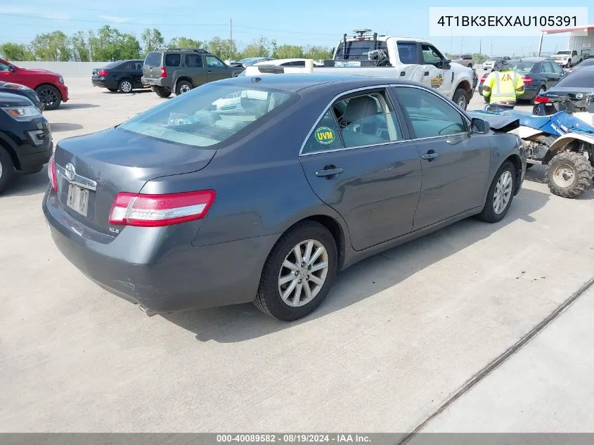 2010 Toyota Camry Xle V6 VIN: 4T1BK3EKXAU105391 Lot: 40089582