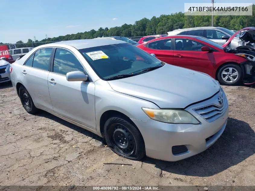 2010 Toyota Camry Le VIN: 4T1BF3EK4AU547166 Lot: 40096792