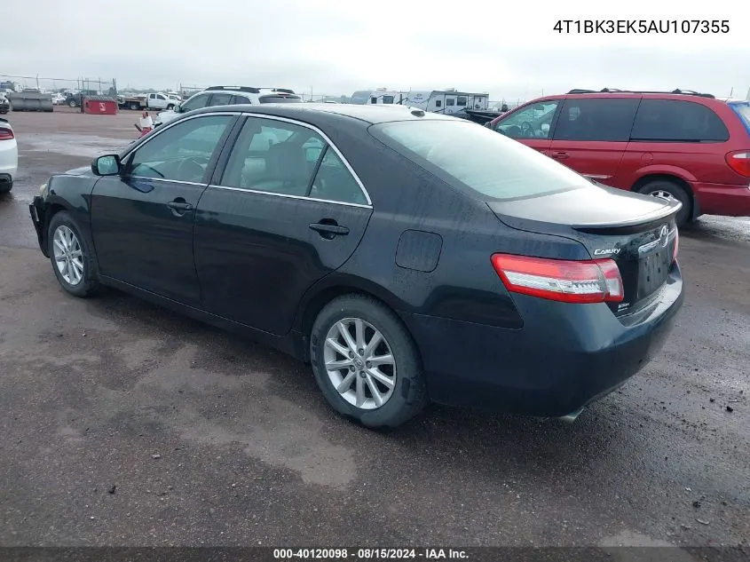 2010 Toyota Camry Xle V6 VIN: 4T1BK3EK5AU107355 Lot: 40120098