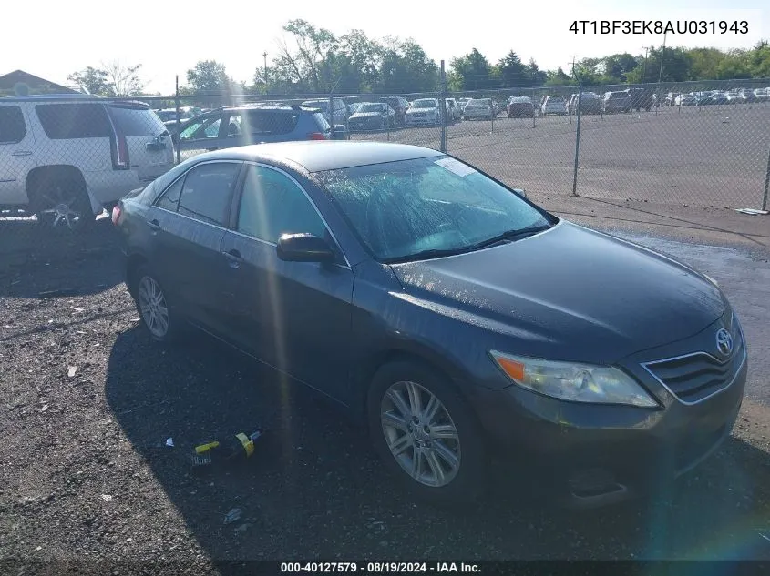 2010 Toyota Camry Le VIN: 4T1BF3EK8AU031943 Lot: 40127579