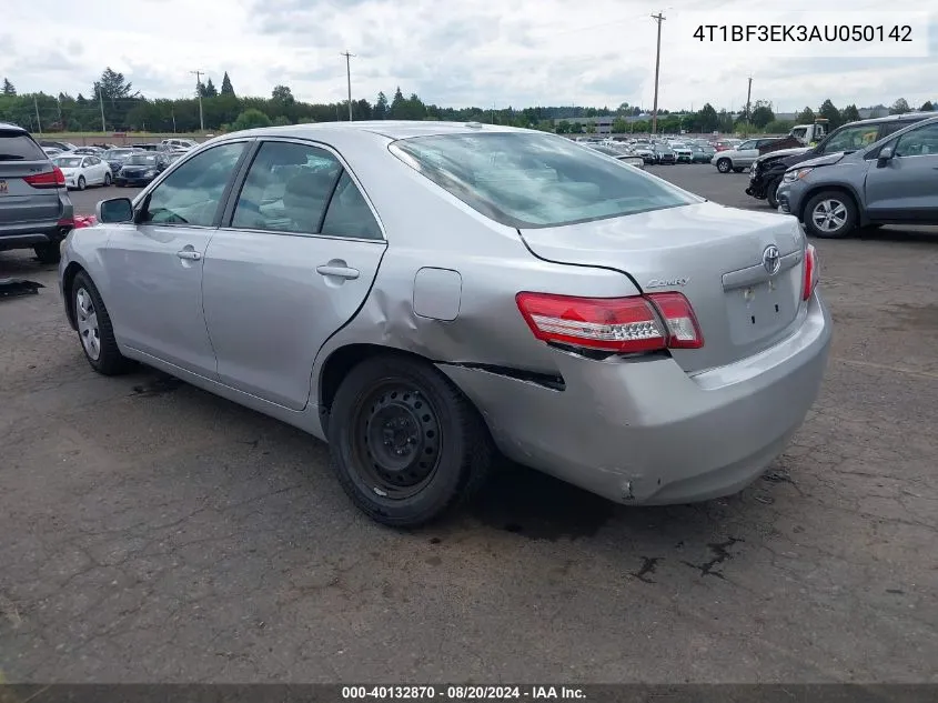 2010 Toyota Camry Le VIN: 4T1BF3EK3AU050142 Lot: 40132870