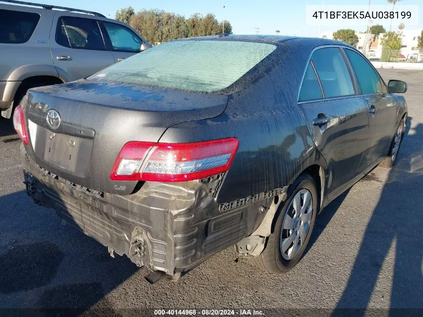 2010 Toyota Camry Se/Le/Xle VIN: 4T1BF3EK5AU038199 Lot: 40144968