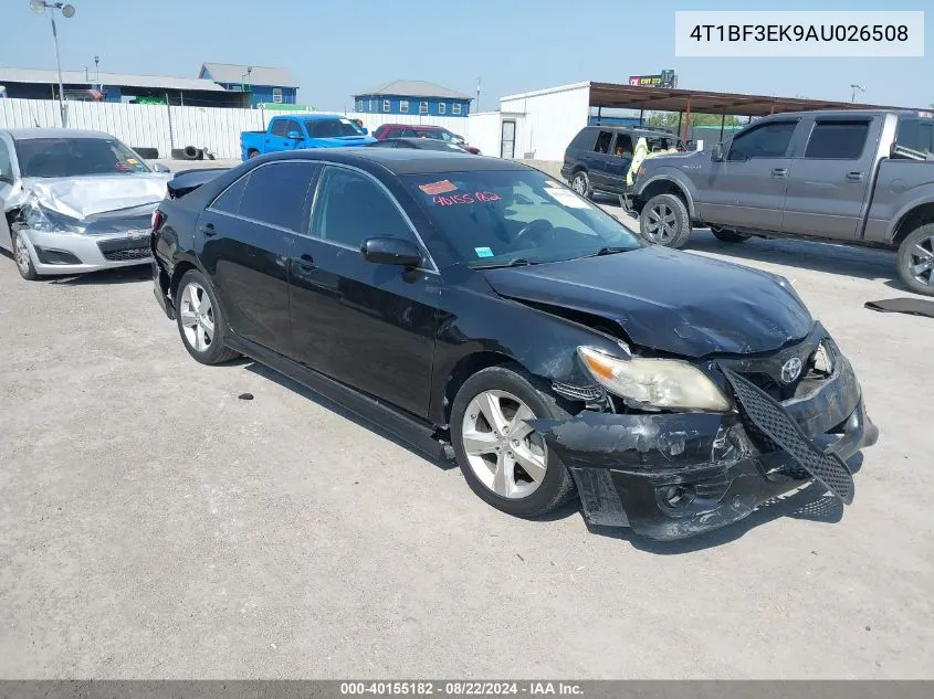 2010 Toyota Camry Se VIN: 4T1BF3EK9AU026508 Lot: 40155182