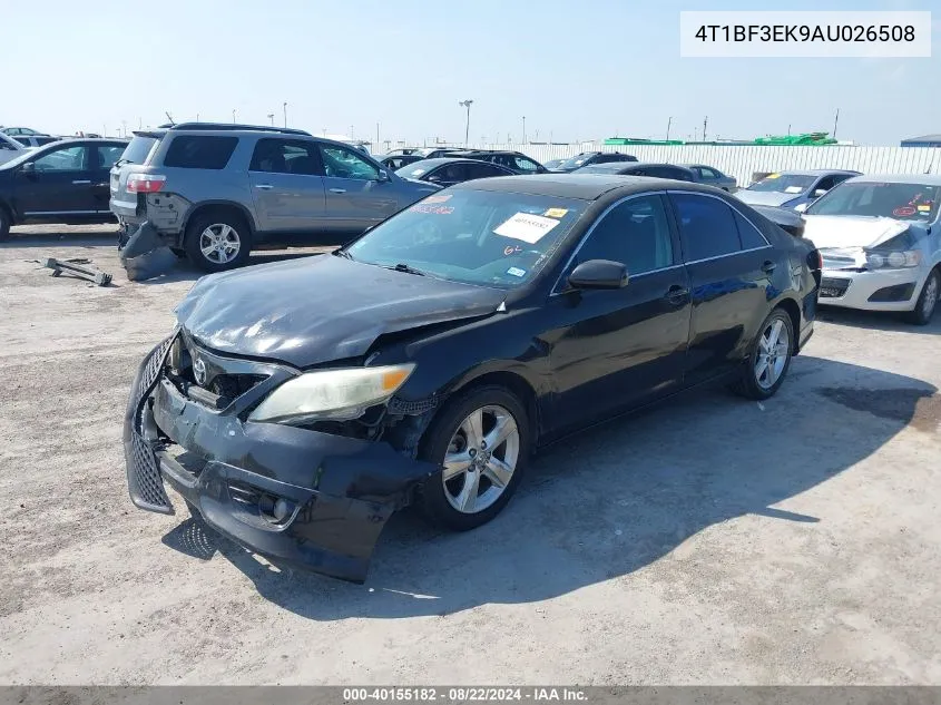 2010 Toyota Camry Se VIN: 4T1BF3EK9AU026508 Lot: 40155182