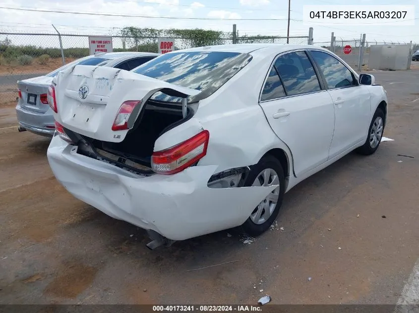 04T4BF3EK5AR03207 2010 Toyota Camry Se/Le/Xle