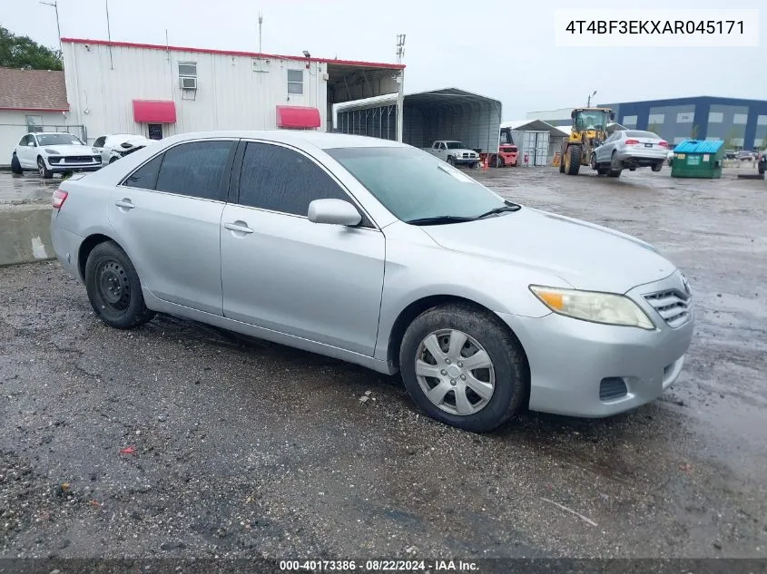 4T4BF3EKXAR045171 2010 Toyota Camry Le