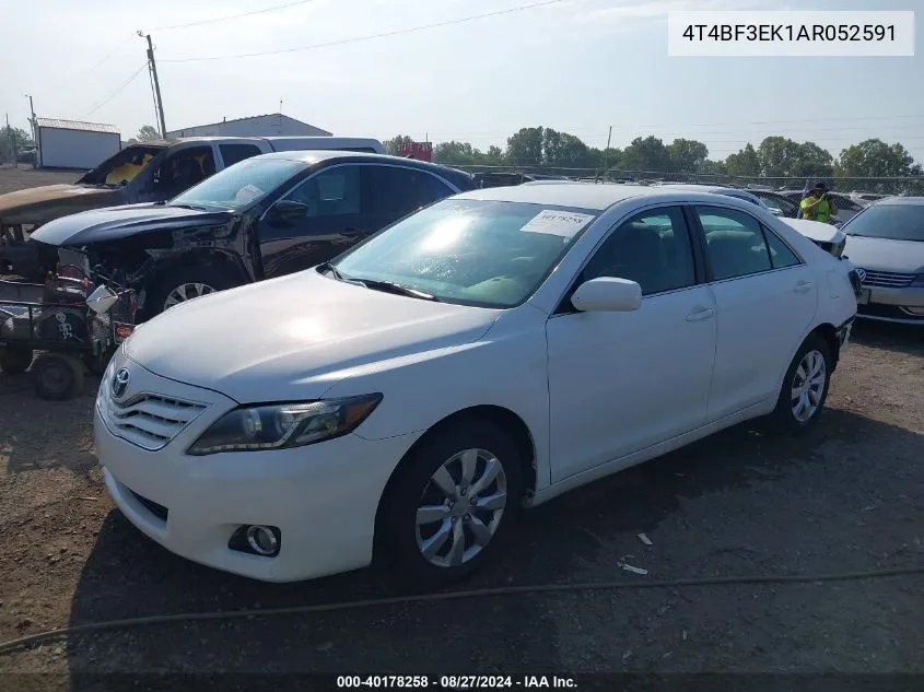 2010 Toyota Camry Le VIN: 4T4BF3EK1AR052591 Lot: 40178258