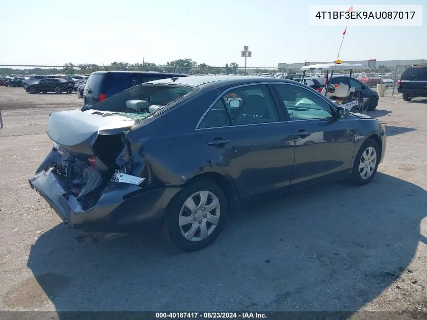 4T1BF3EK9AU087017 2010 Toyota Camry Le