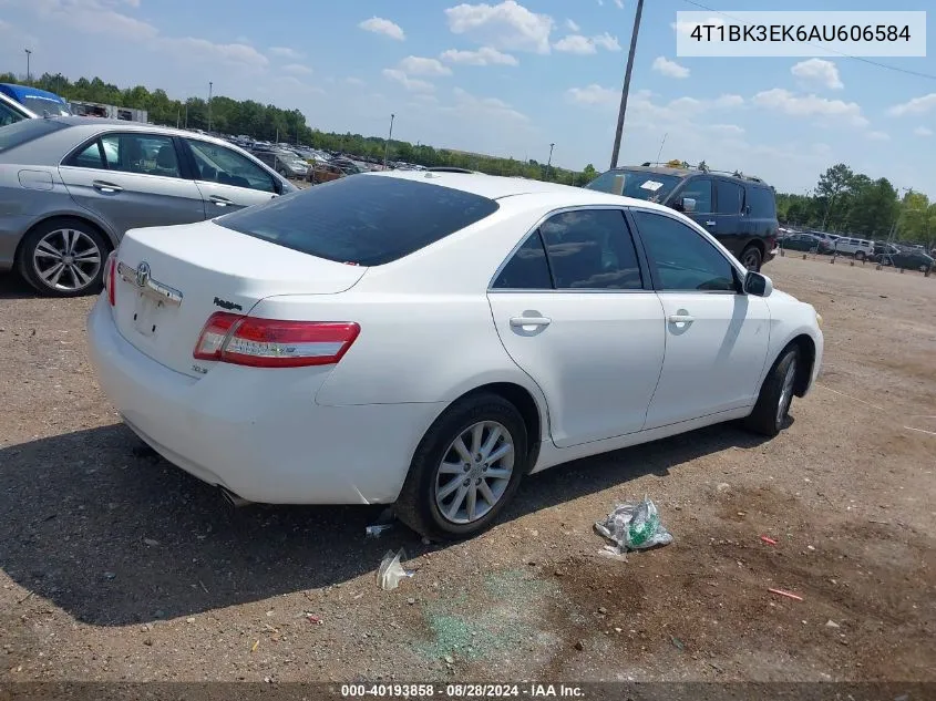 4T1BK3EK6AU606584 2010 Toyota Camry Xle V6