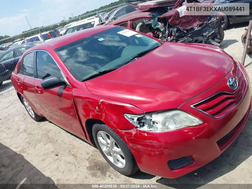 4T1BF3EKXAU089441 2010 Toyota Camry Le