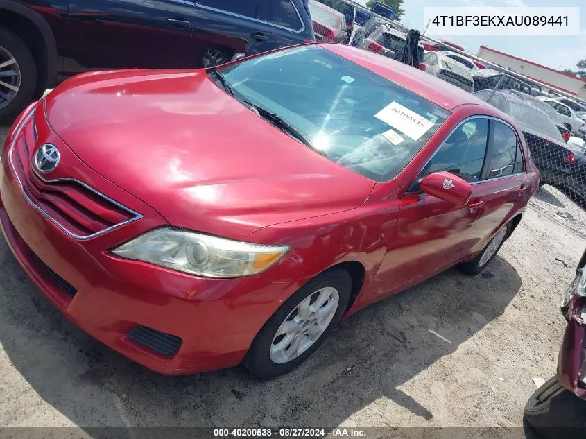 2010 Toyota Camry Le VIN: 4T1BF3EKXAU089441 Lot: 40200538