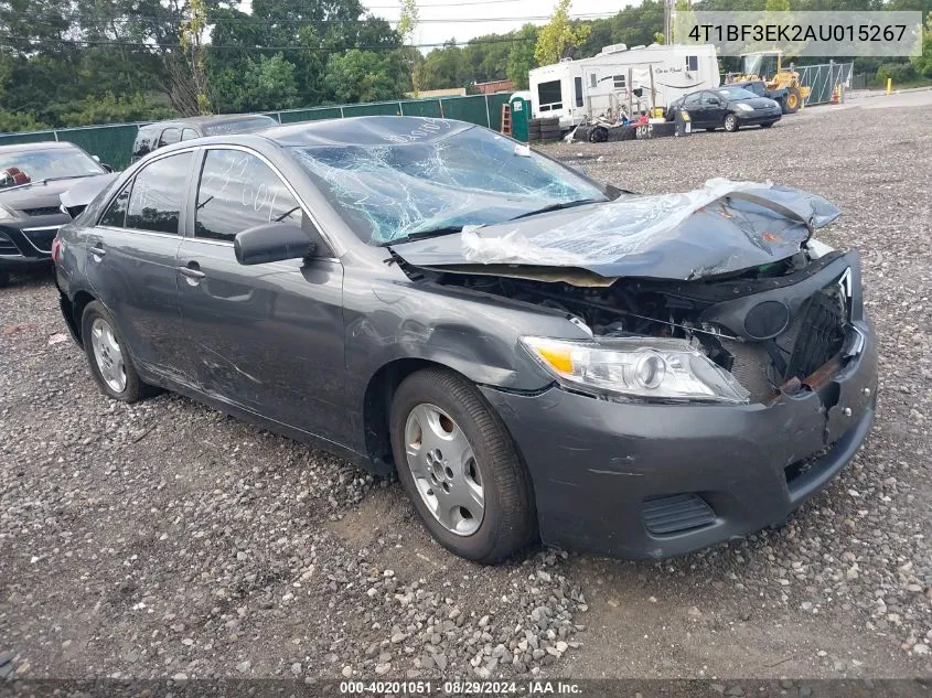 2010 Toyota Camry Le VIN: 4T1BF3EK2AU015267 Lot: 40201051