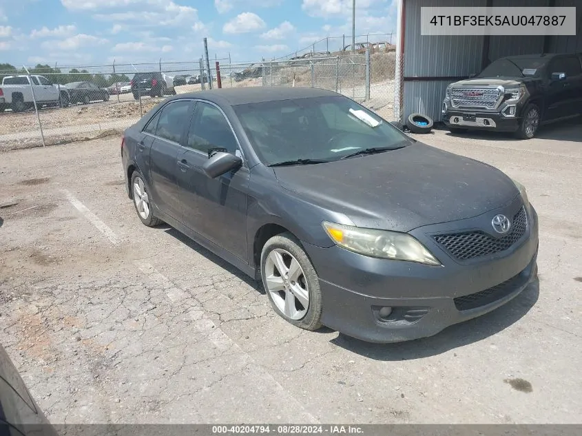 2010 Toyota Camry Se VIN: 4T1BF3EK5AU047887 Lot: 40204794