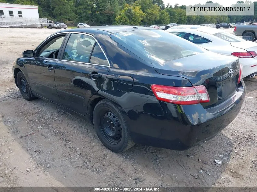 2010 Toyota Camry VIN: 4T4BF3EKXAR056817 Lot: 40207127