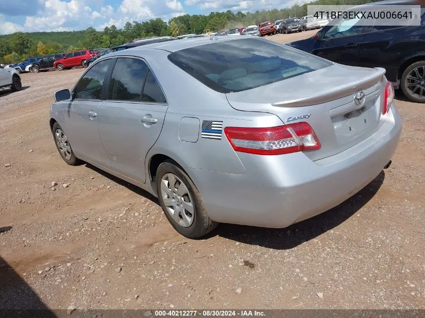 2010 Toyota Camry VIN: 4T1BF3EKXAU006641 Lot: 40212277