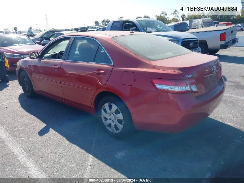 2010 Toyota Camry Le/Se/Xle VIN: 4T1BF3EK9AU049884 Lot: 40239819