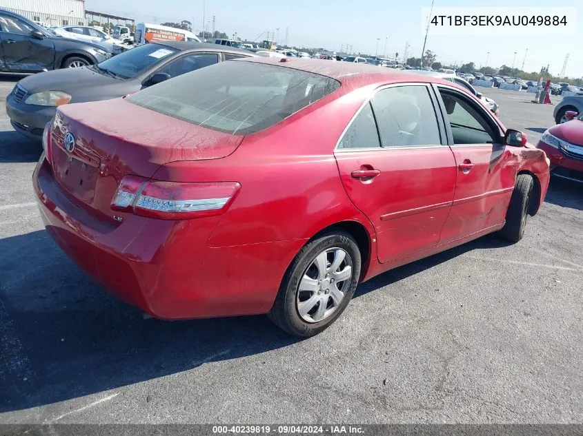 2010 Toyota Camry Le/Se/Xle VIN: 4T1BF3EK9AU049884 Lot: 40239819