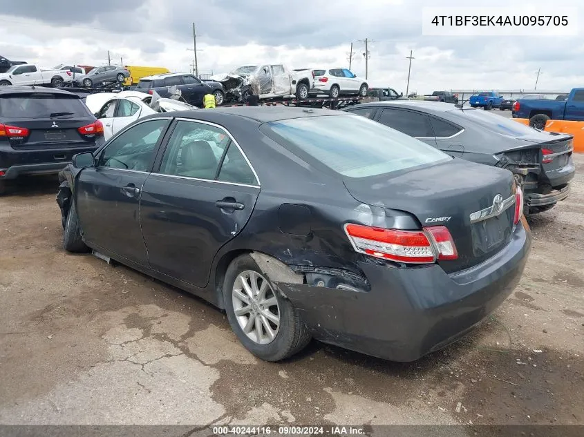 2010 Toyota Camry Xle VIN: 4T1BF3EK4AU095705 Lot: 40244116