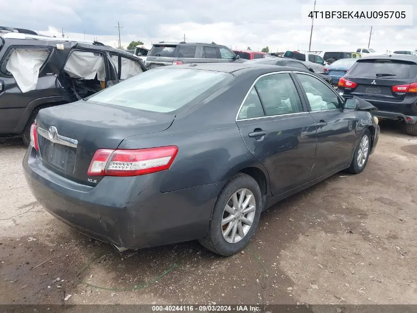 2010 Toyota Camry Xle VIN: 4T1BF3EK4AU095705 Lot: 40244116