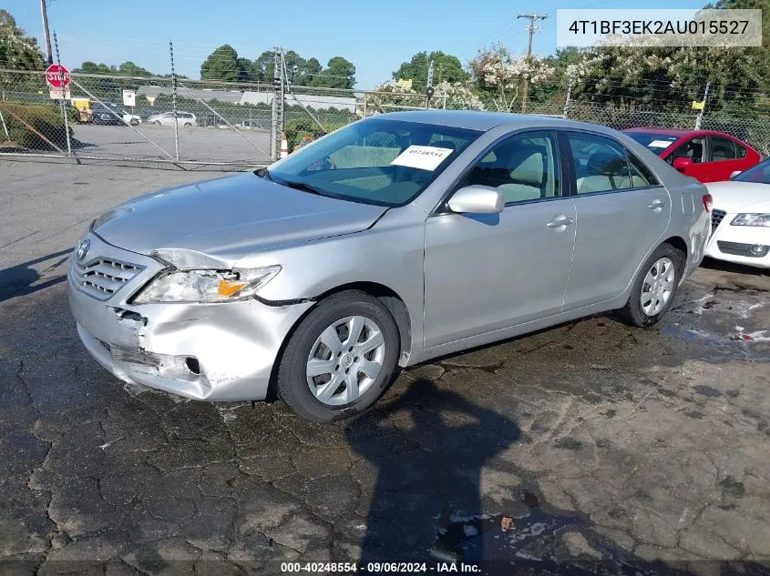 4T1BF3EK2AU015527 2010 Toyota Camry Le