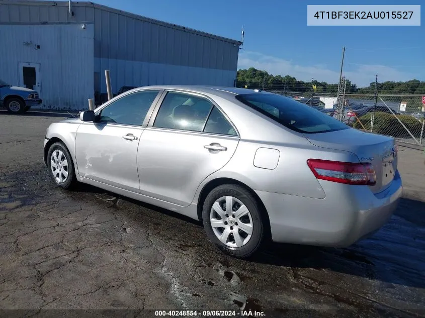 2010 Toyota Camry Le VIN: 4T1BF3EK2AU015527 Lot: 40248554