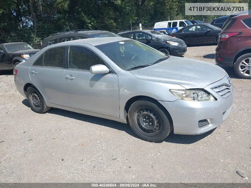 4T1BF3EKXAU67701 2010 Toyota Camry Le