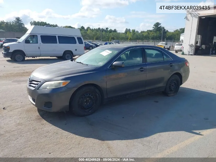 2010 Toyota Camry Le VIN: 4T4BF3EKXAR039435 Lot: 40249929