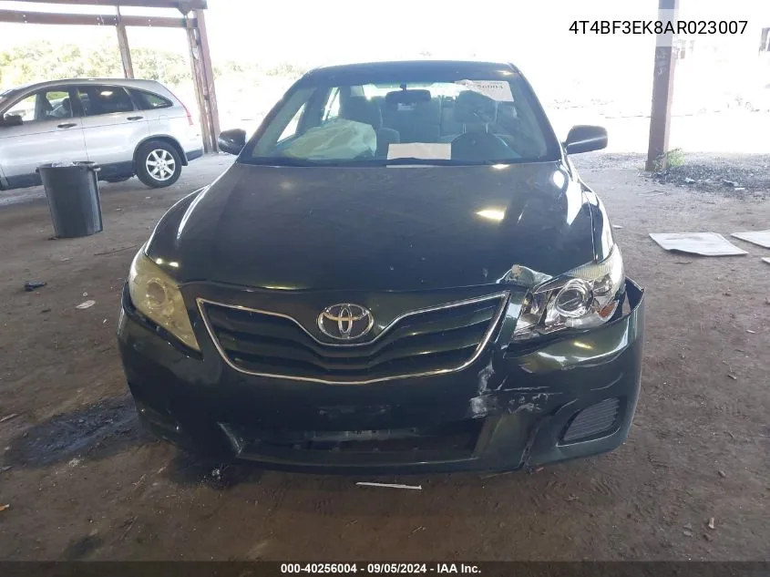 4T4BF3EK8AR023007 2010 Toyota Camry Le